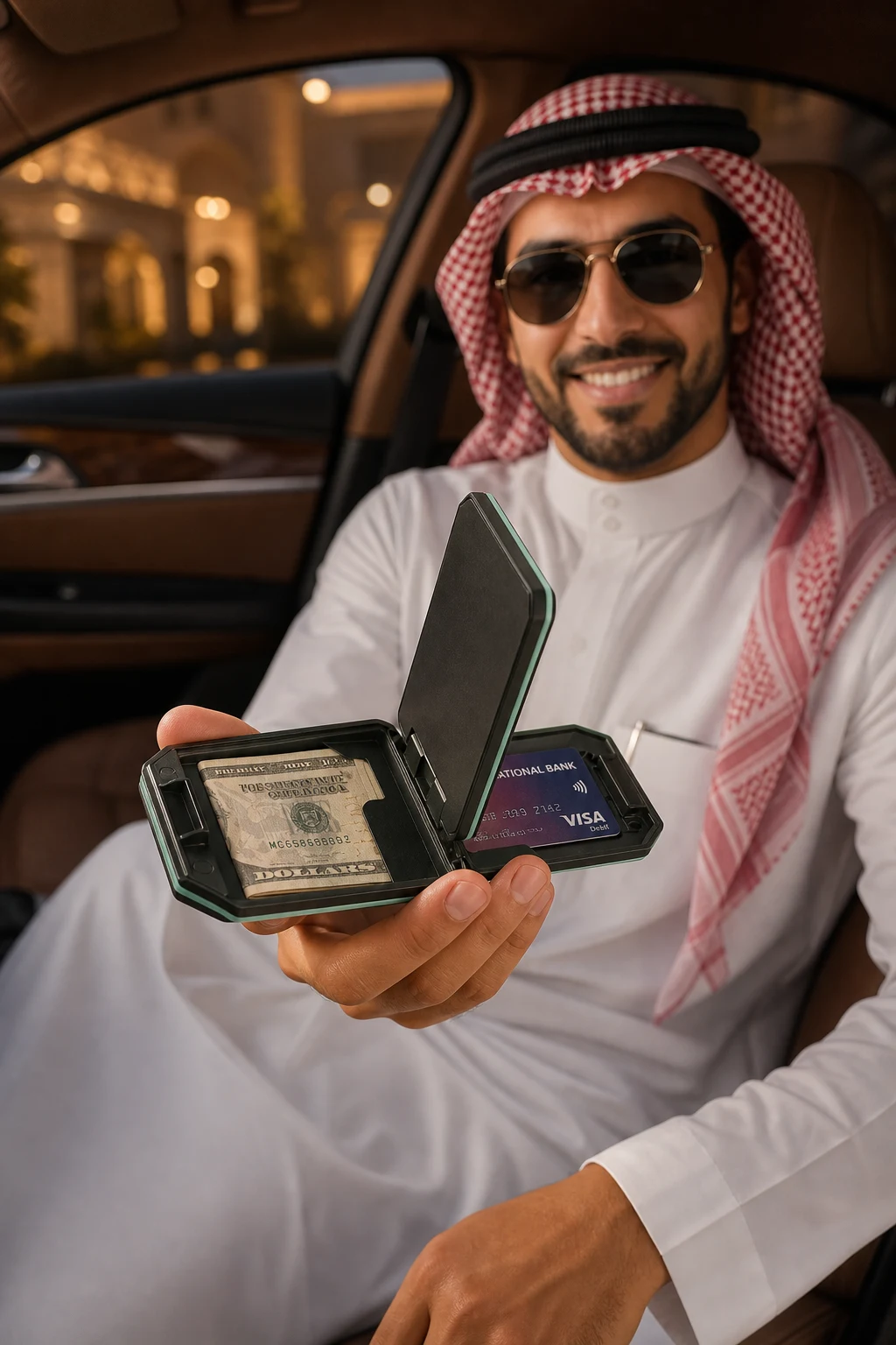 محفظة Slim Mint الذكية