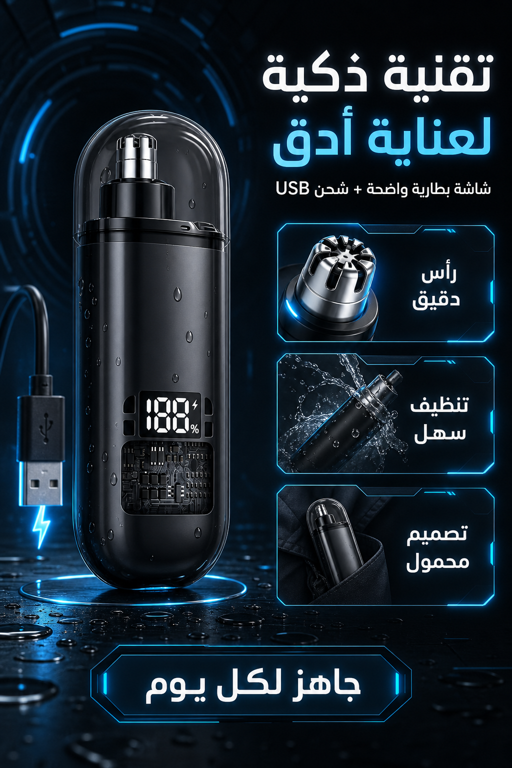 Smart Nose Hair Trimmer